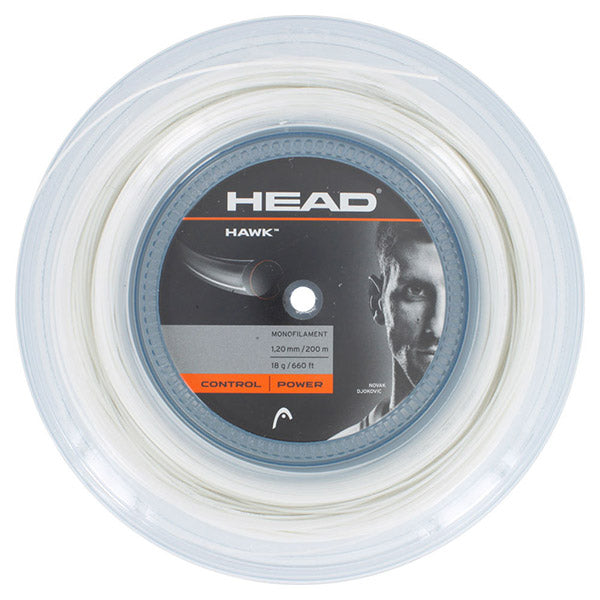 Head Hawk 18g Reel 660’ (grey) - Wht / Os