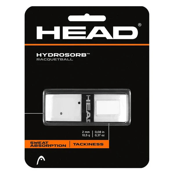 Head Hydrosorb Racquetball Replacement Grip - White Black