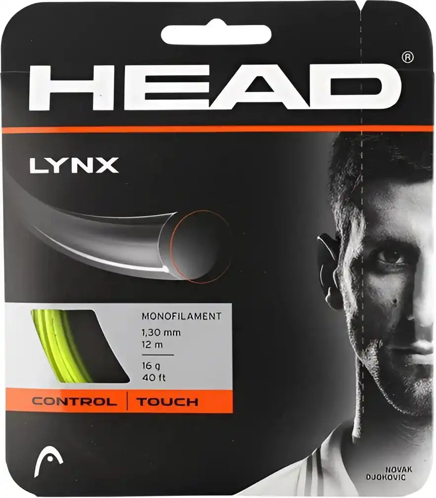 Head Lynx 16g Tennis String - Yellow