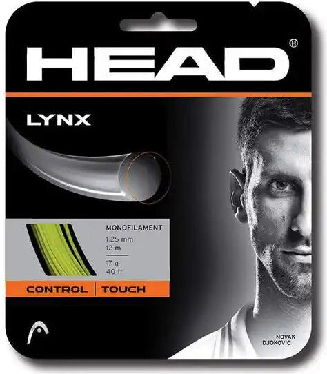 Head Lynx 17g Tennis String - Yellow