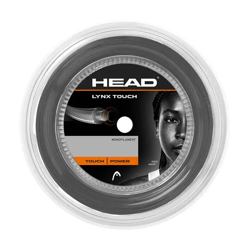 Head Lynx Touch Reel 660’ Tennis String - Gray - 17