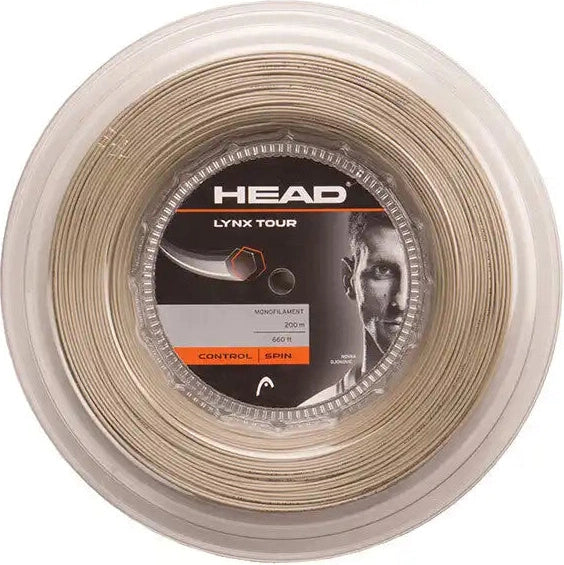 Head Lynx Tour Reel 660’ Tennis String - Champagne - 17