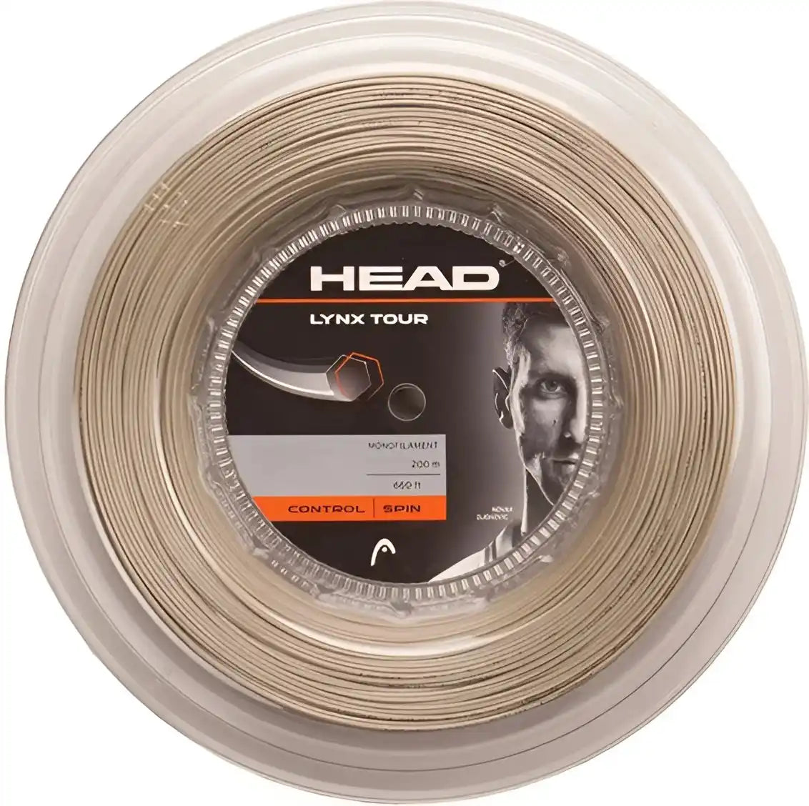 Head Lynx Tour Reel 660’ Tennis String - Gray