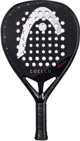 Head Padel Coello Pro 2025 - Black White