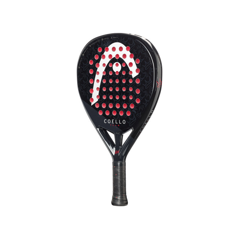 HEAD Padel Coello Team 2025 - Black Orange Charcoal - HIT a Double