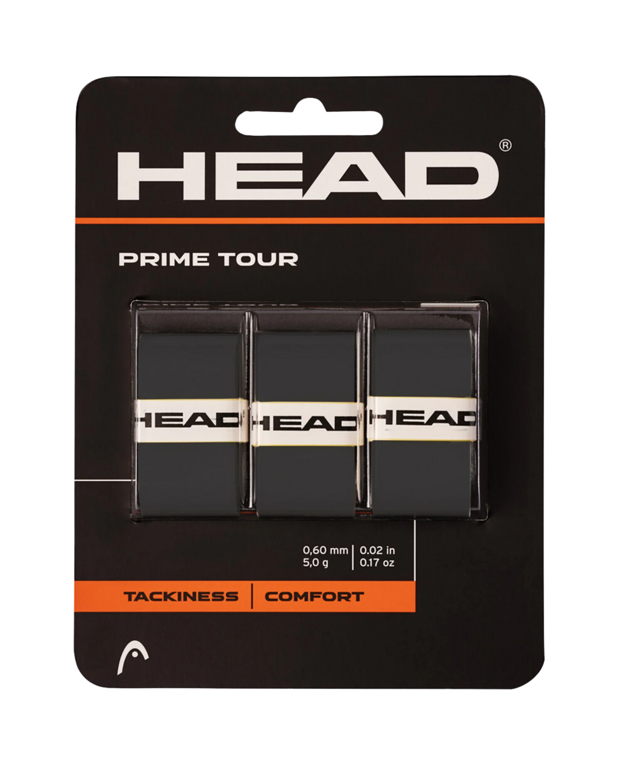 Head Prime Tour 3 Pcs Pack (overgrip) - Black