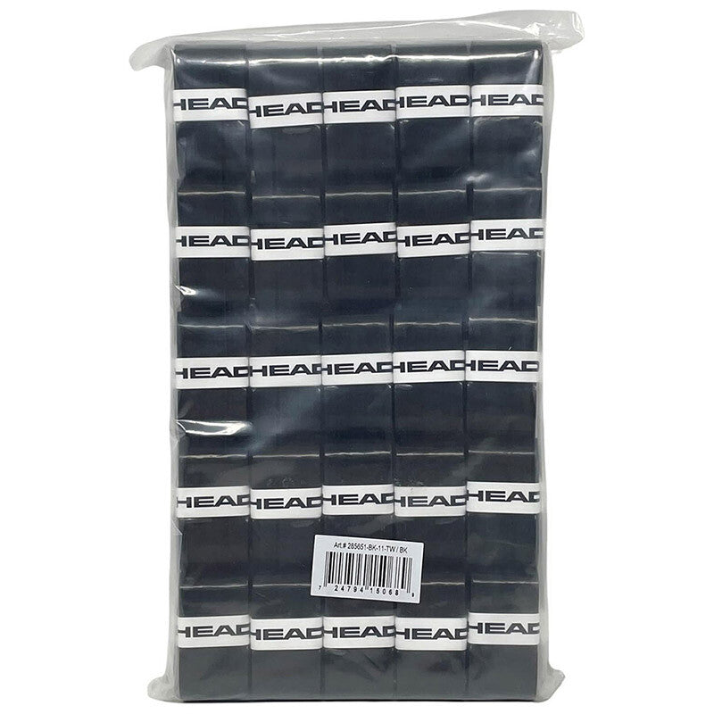 Head Prime Tour Perforated Overgrip (50x Poly-bag) (black) - Blk / Os