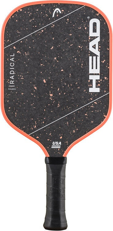 Head Radical Tour 15 2026 Pickleball Paddle - Black Orange