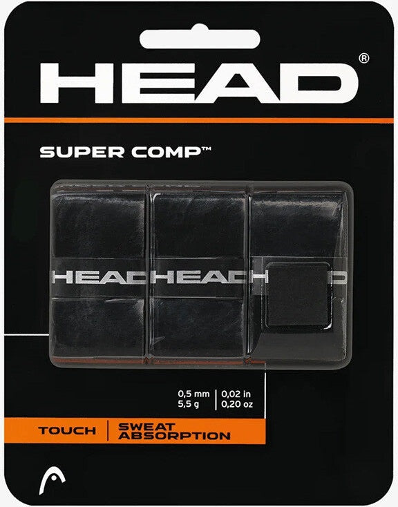 Head Supercomp Overgrip (3x) - Black