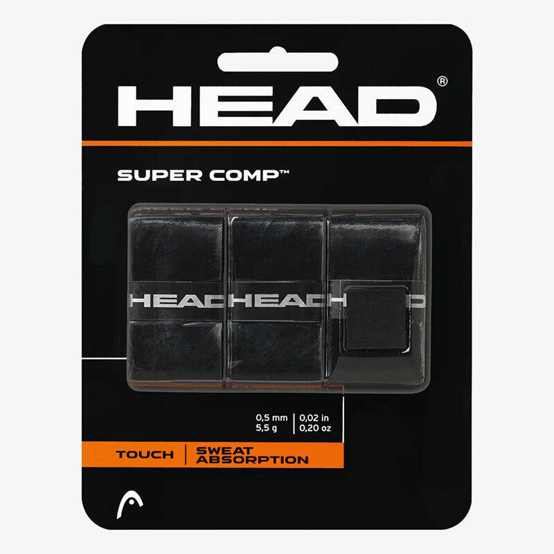 Head Supercomp Overgrip (3x) (black)