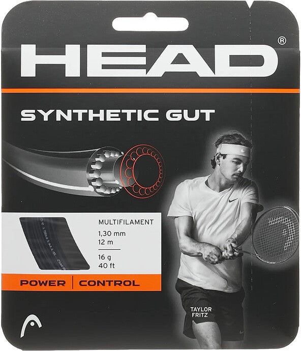 Head Synthetic Gut 16g - Black - 16