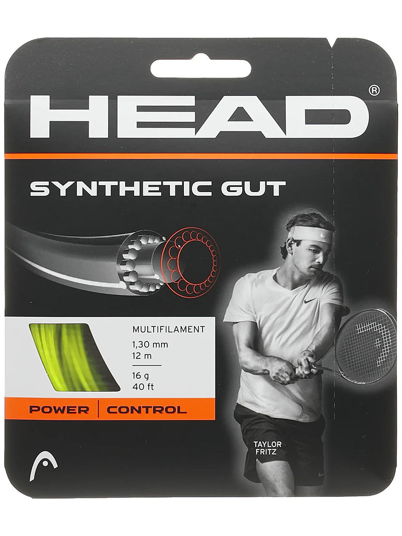 Head Synthetic Gut 16g (black) - Yel / 16