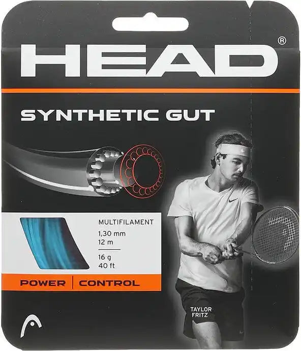 Head Synthetic Gut 16g Tennis String - Black - 16