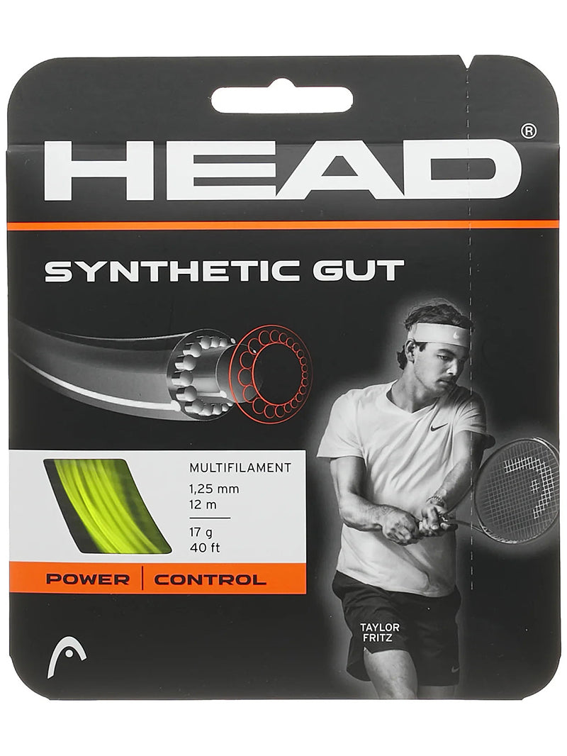 Head Synthetic Gut 17g (black) - Yel / 17