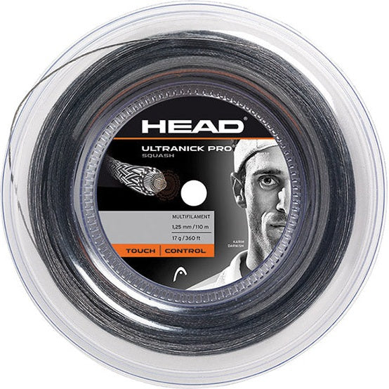 Head Ultra Nick Pro Squash Reel 360’ (black) - 17