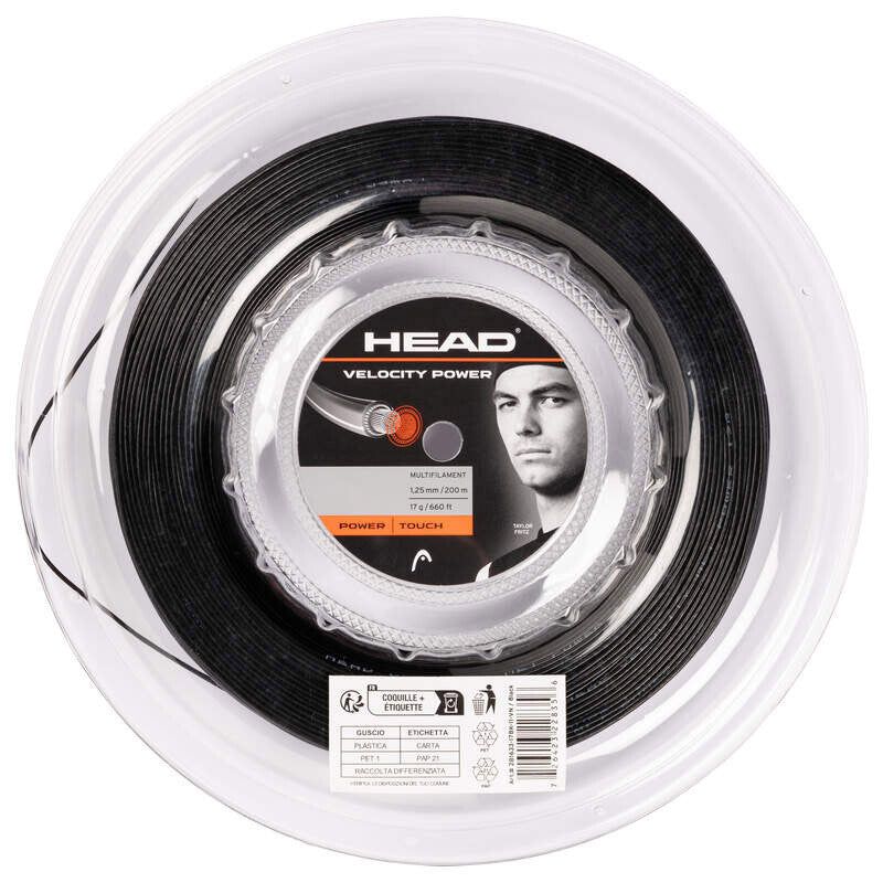 Head Velocity Mlt Power Reel 660’ (black) - Blk / 16
