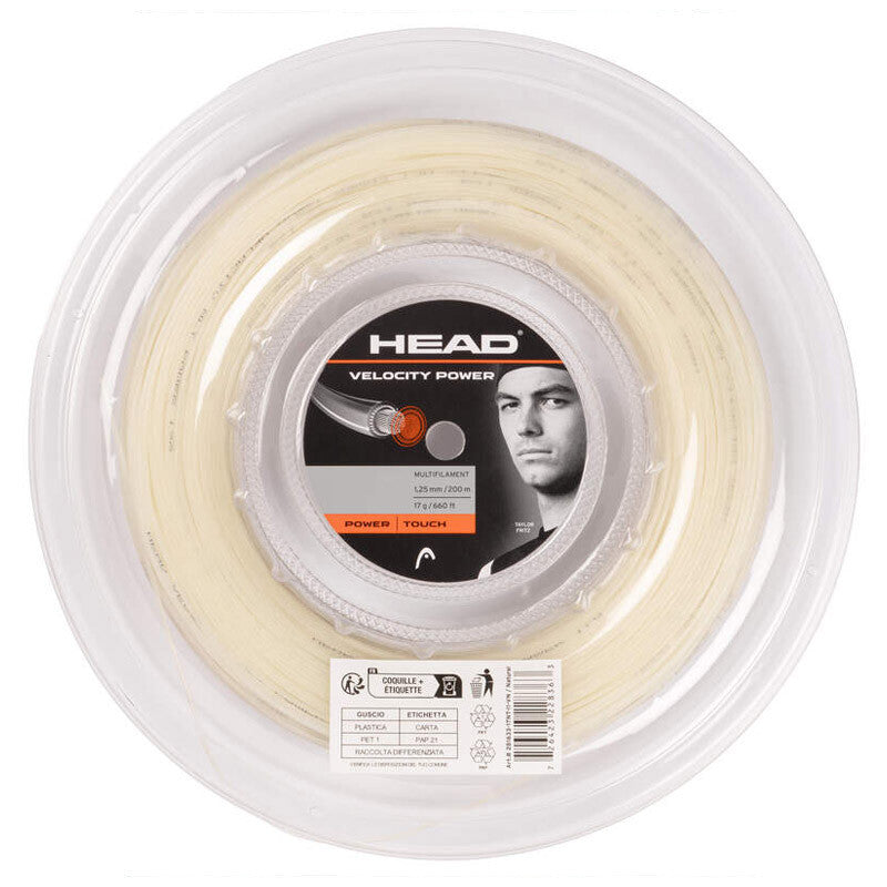 Head Velocity Mlt Power Reel 660’ (black) - Nat / 16