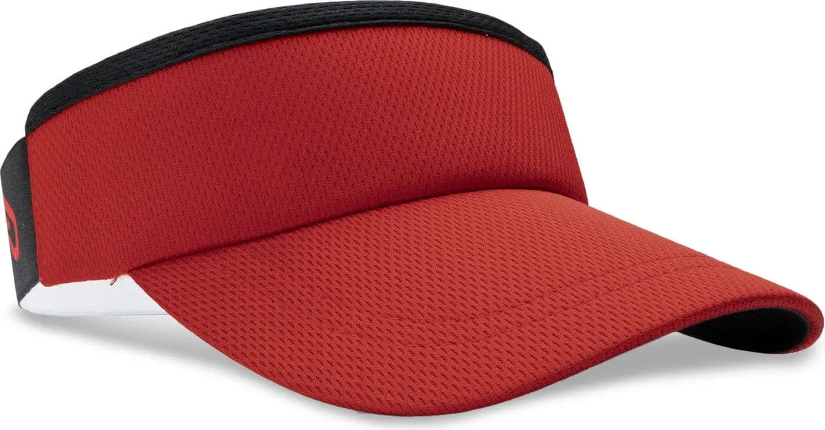 Headsweats Hu7703ol Super Visor - Red - one Size Fits Most