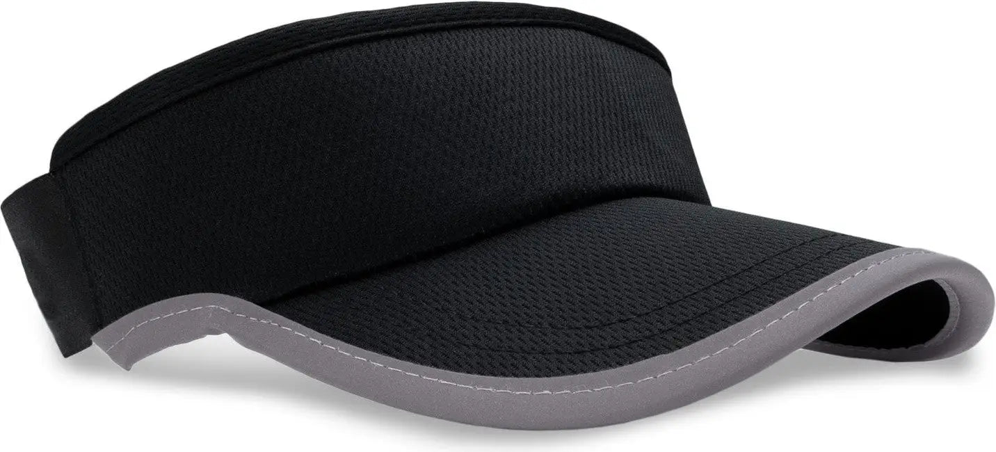 Headsweats Hu7703rol Reflective Super Visor - Black - one Size Fits Most