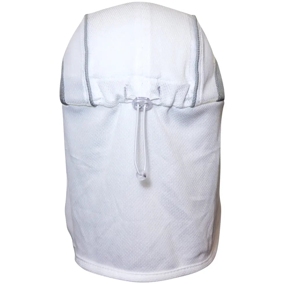 Headsweats Hu7708ol Protech Cap with Neck Flap - White Gray - White-gray / one Size Fits Most
