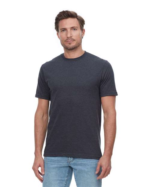 Heather Black Epic CVC T-Shirt - T1001