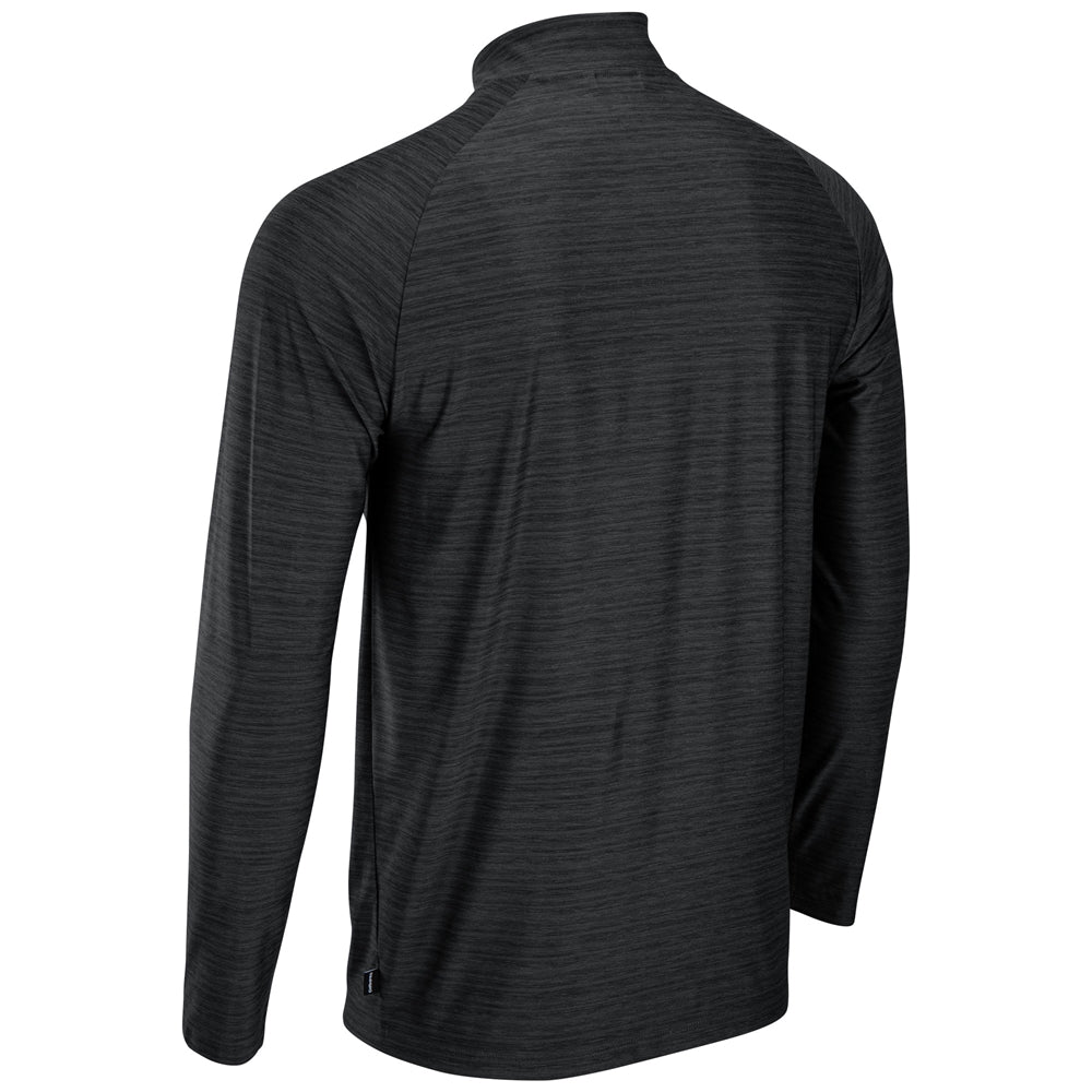 HEATHER BLACK Striker Quarter-Zip Pullover
