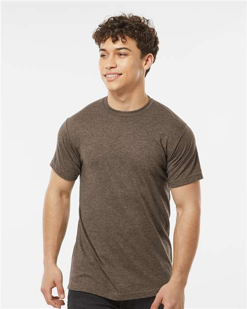 Heather Brown Poly-Rich T-Shirt - 241