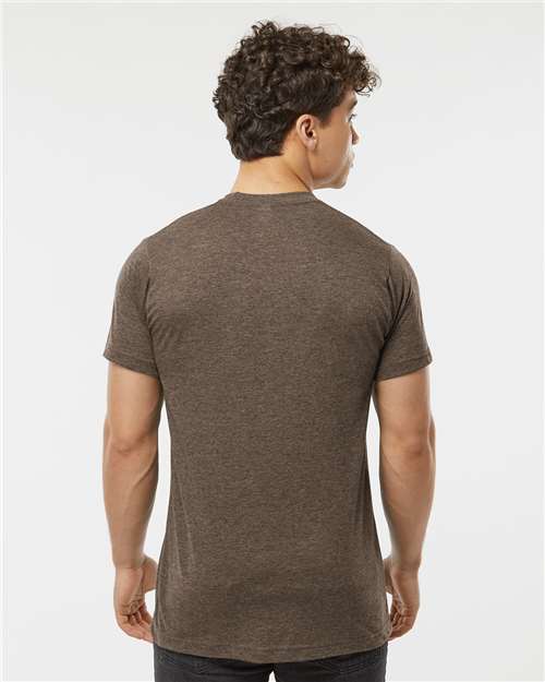 Heather Brown Poly-Rich T-Shirt - 241