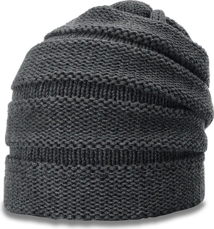Heather Charcoal Scrunch Beanie