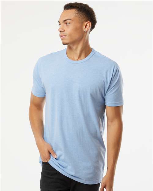 Heather Columbia Blue CVC T-Shirt - 6210