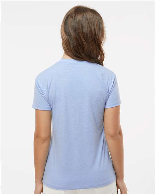 Heather Columbia Blue Women&#39;s CVC Relaxed T-Shirt - 6600