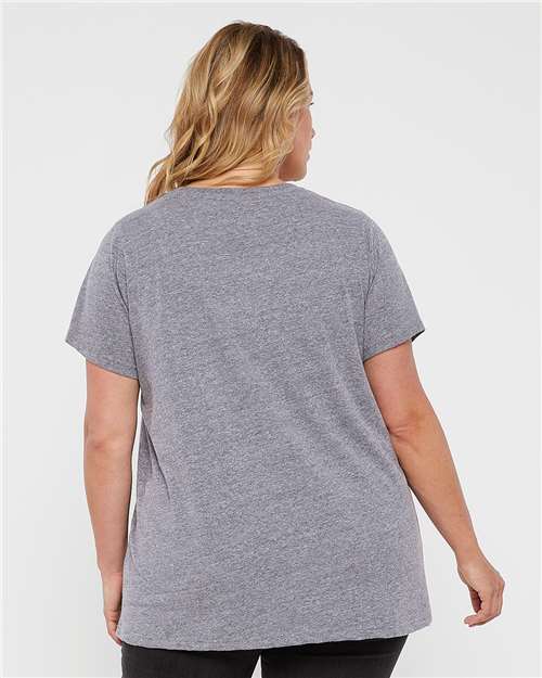 Heather Curvy Collection Women's Fine Jersey Tee - 3816
