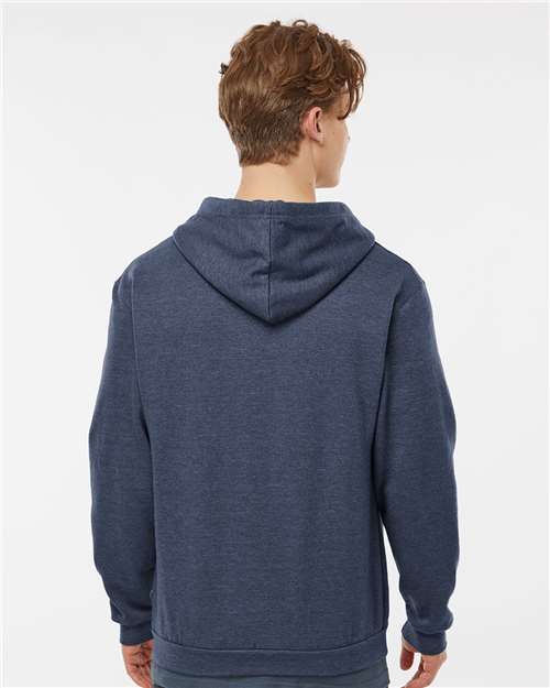 Heather Denim Full-Zip Hooded Sweatshirt - 331