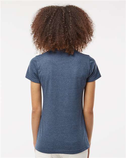 Heather Denim Women&#39;s Fine Jersey Classic Fit T-Shirt - 216