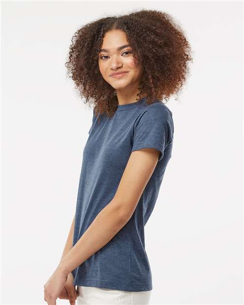 Heather Denim Women&#39;s Fine Jersey Classic Fit T-Shirt - 216