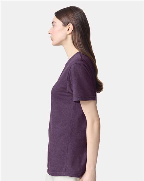 Heather Eggplant CVC Tee - 2001CVC
