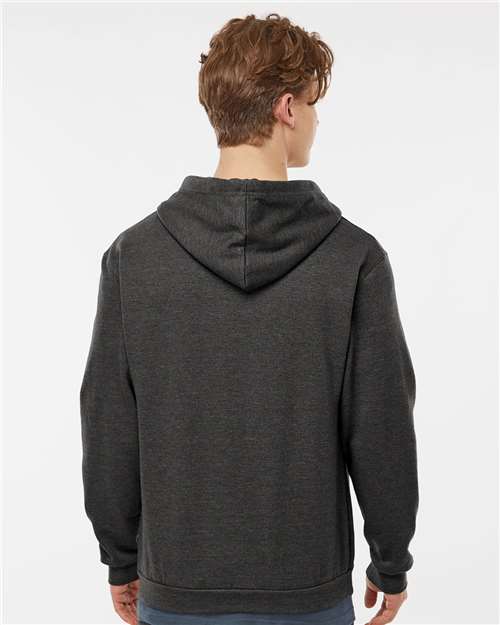 Heather Graphite Full-Zip Hooded Sweatshirt - 331