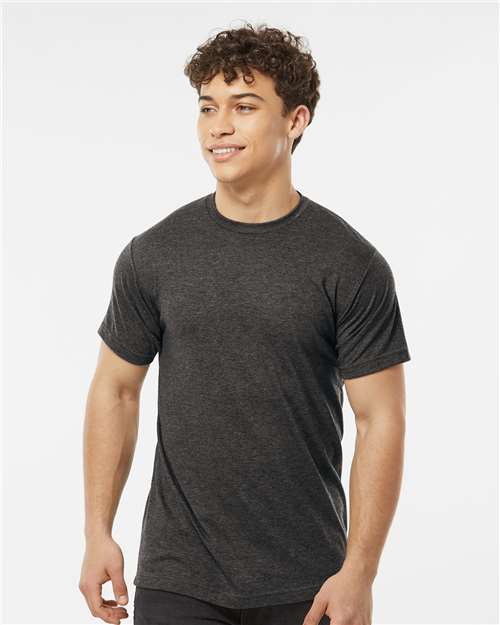 Heather Graphite Poly-Rich T-Shirt - 241