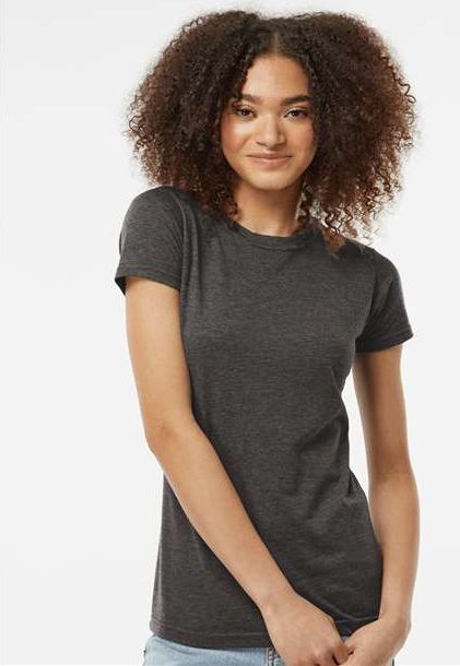 Heather Graphite Women&#39;s Poly-Rich T-Shirt - 240