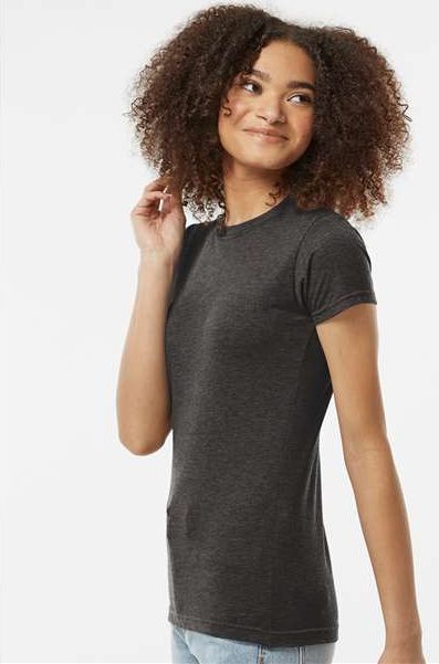 Heather Graphite Women&#39;s Poly-Rich T-Shirt - 240