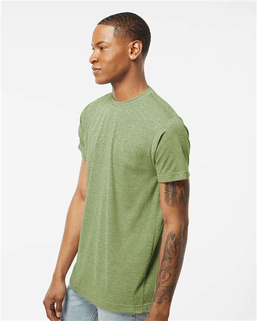 Heather Green Poly-Rich T-Shirt - 241