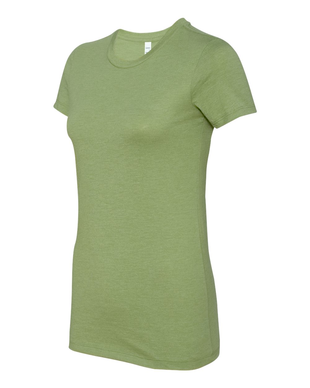 Heather Green Women's Slim Fit Tee - 6004