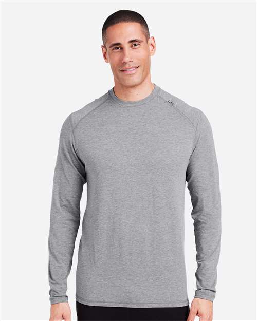 Heather Grey Carrollton Fitness Long Sleeve T-Shirt - TM310