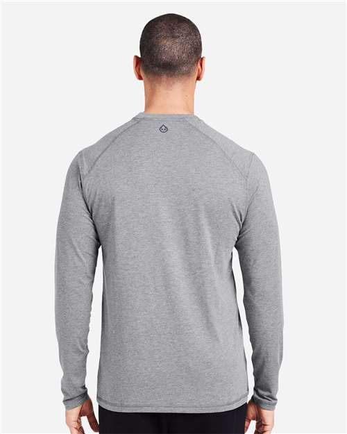 Heather Grey Carrollton Fitness Long Sleeve T-Shirt - TM310