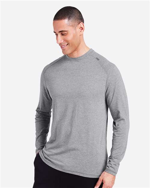 Heather Grey Carrollton Fitness Long Sleeve T-Shirt - TM310