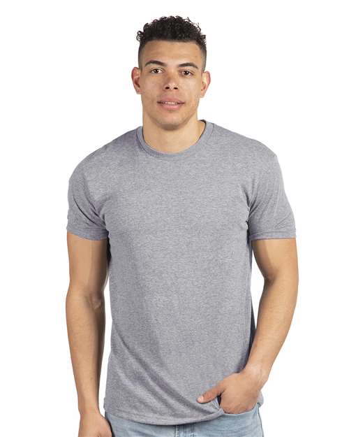 Heather Grey Cotton T-Shirt - 3600