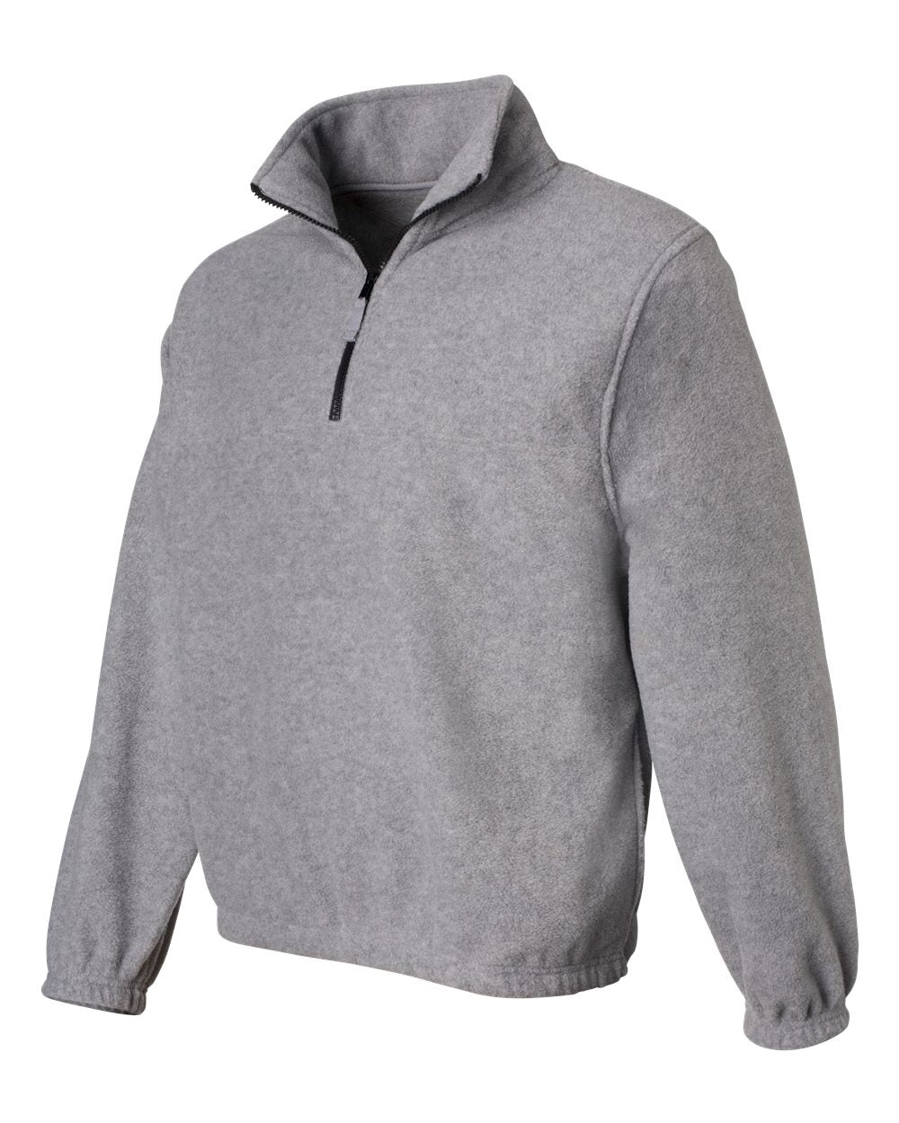 Heather Grey Fleece Quarter-Zip Pullover - 3051