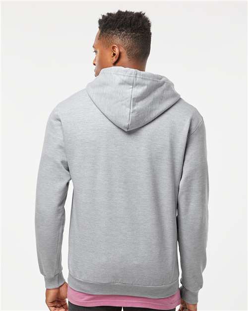 Heather Grey Full-Zip Hooded Sweatshirt - 331