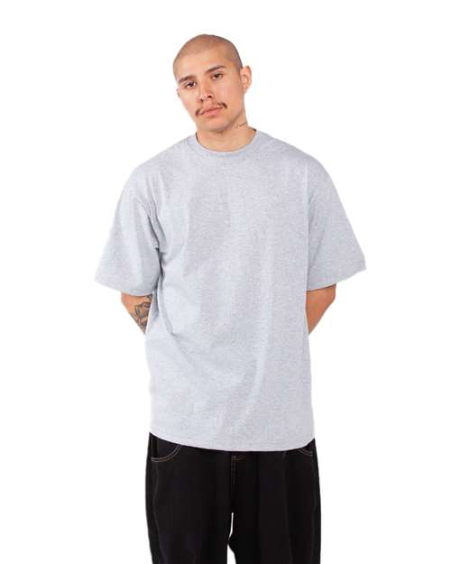 Heather Grey Max Heavyweight T-Shirt - SHMHSS