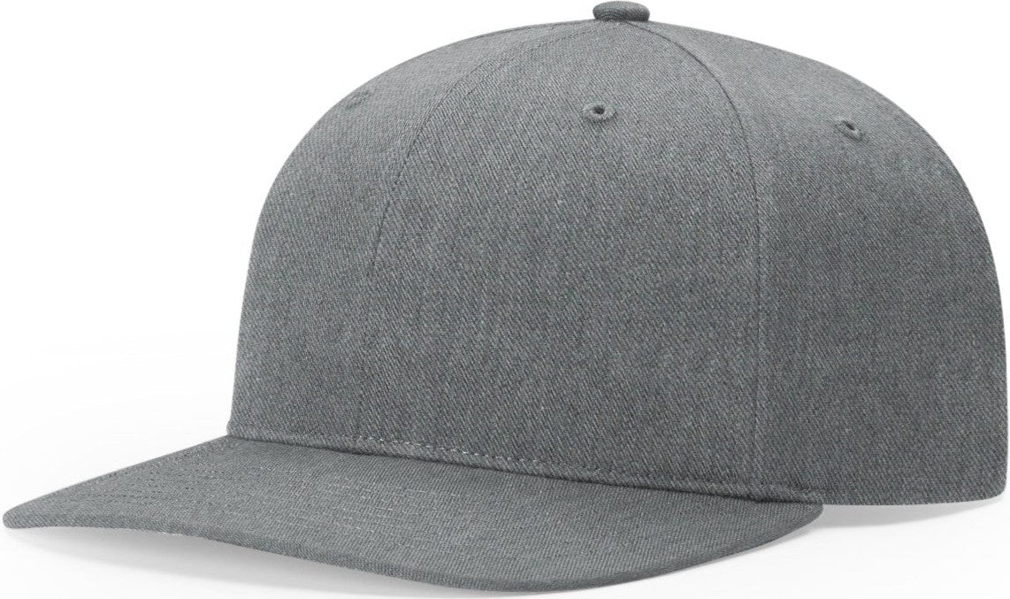 Heather Grey Solid Twill Trucker